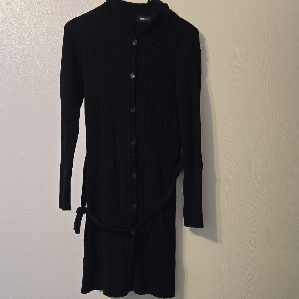 Blue Asphalt Black Knit Garment
